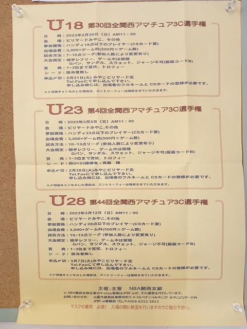 祝・優勝! U23第4回全関西アマチュア3C選手権